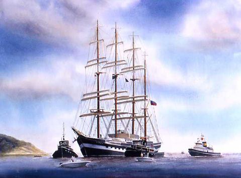 "Tall Ship Kruzenshtern"